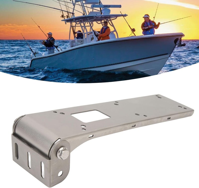 قوس المحول 000 10874 001، بديل لمحول Lowrance LSS-2 HD Skimmer، قوس تركيب من الفولاذ المقاوم للصدأ مع 2 قوس، 14 برغي، 8 صامولة، 10 حشية، متين - Image 2