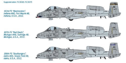 Italeri 2725S A-10C Blacksnakes Model Aircraft 1: 48 - Image 4