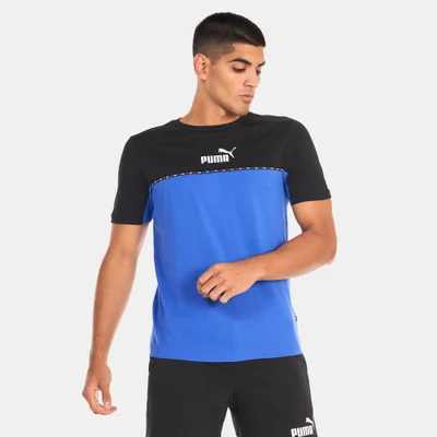 PUMA Men's Essentials Block Tape T-Shirt