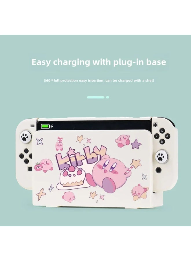 general Red Stamp Customized Nintendo Switch Oled Console Protection Case Storage Bag Base Ns Protection Shell-Product Color:OLED/NS Black Clutch-Model:OLED White Crazy Mario Case - Image 4