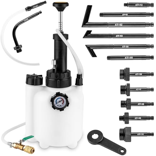 BetyBedy 3L Transmission Fluid Pump Kit, Fluid Transfer Pump with 13PCS ATF Adapters, Manual Transmission Oil Pump for Automotive Oil Filling System, Manual ATF Fluid Transfer Pump for Oil - Image 1