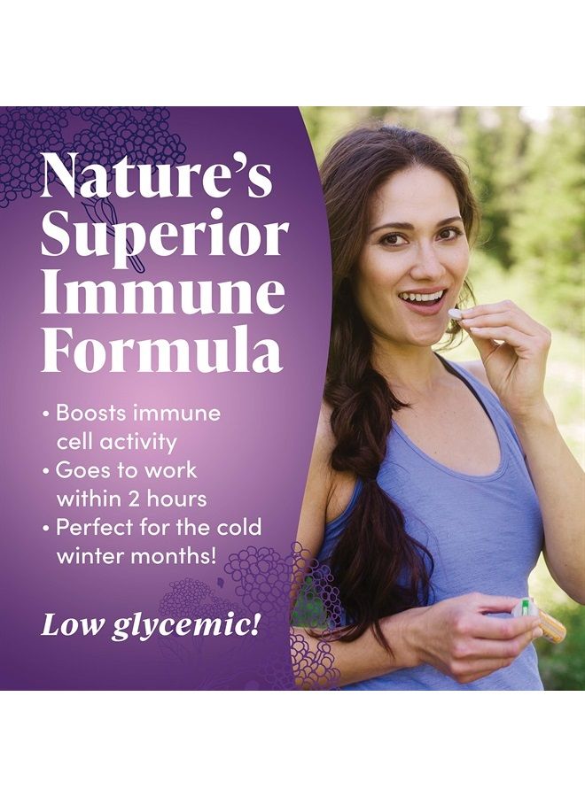 Zand Immune Fast Elderberry Chews | Boosts Immune Response & Cell Activity w/EpiCor* & Vitamin C, 30 Tablets, 10 Serv. - Image 2