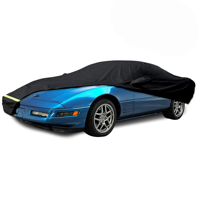 Yixin Waterproof Car Covers for 19841996 C4 Corvette Car Cover 190T Covers Customer Fit 100 Waterproof Windproof Strap Double Door Zipper Up to 200 L C419841996