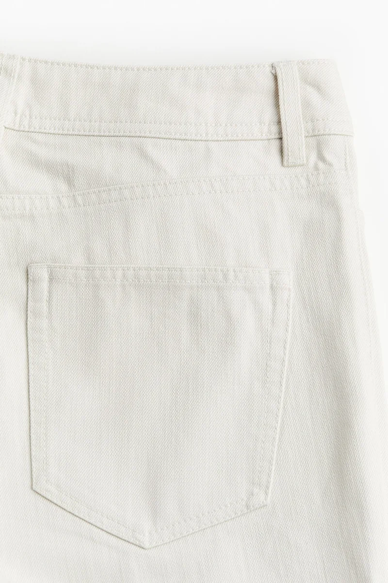 H&M Flared crease-leg twill trousers