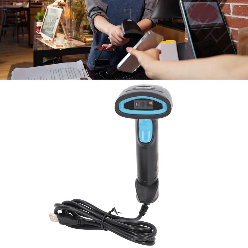 Barcode Scanner 1D 2D QR Code Reader Handheld for Retail Warehouse - Image 4