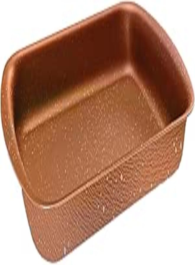 Trueval Copper Granite Design Oblong Oven Tray, 35 cm