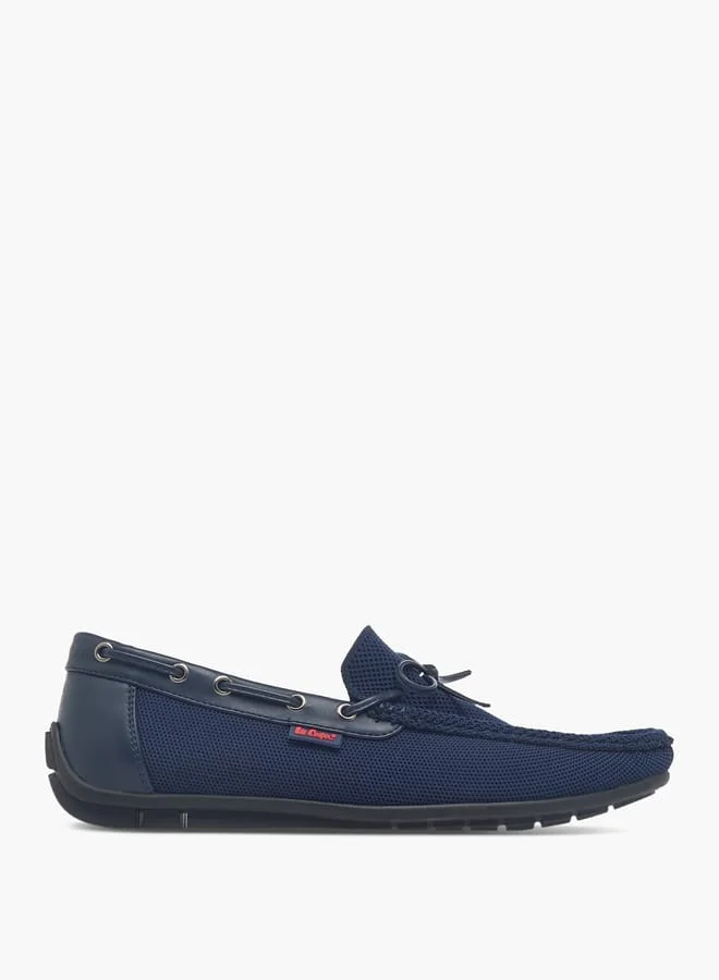 Lee Cooper Men's Textured Slip-On Moccasins