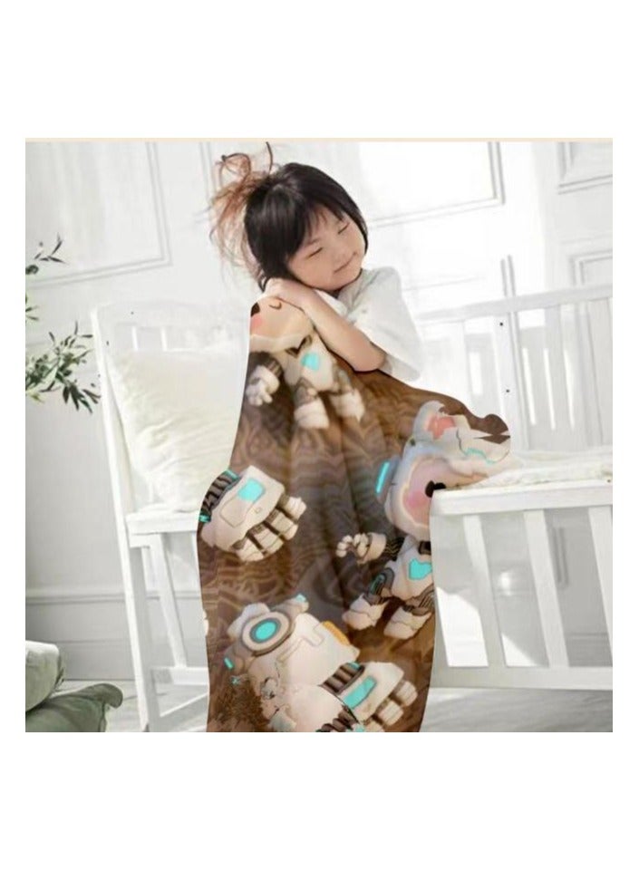 general Children's or student cartoon flannel thin blanket (warm and comfortable, suitable for sleep, games) 100cm*150cm - 562 - Image 4