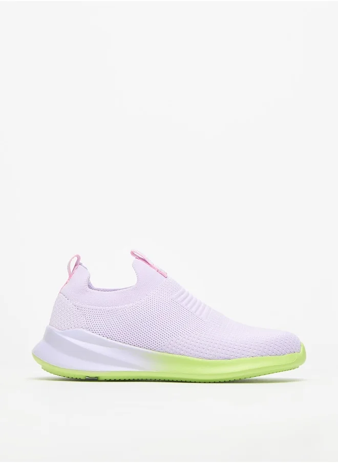 Dash Girls Ombre Textured Slip-On Sports Shoes