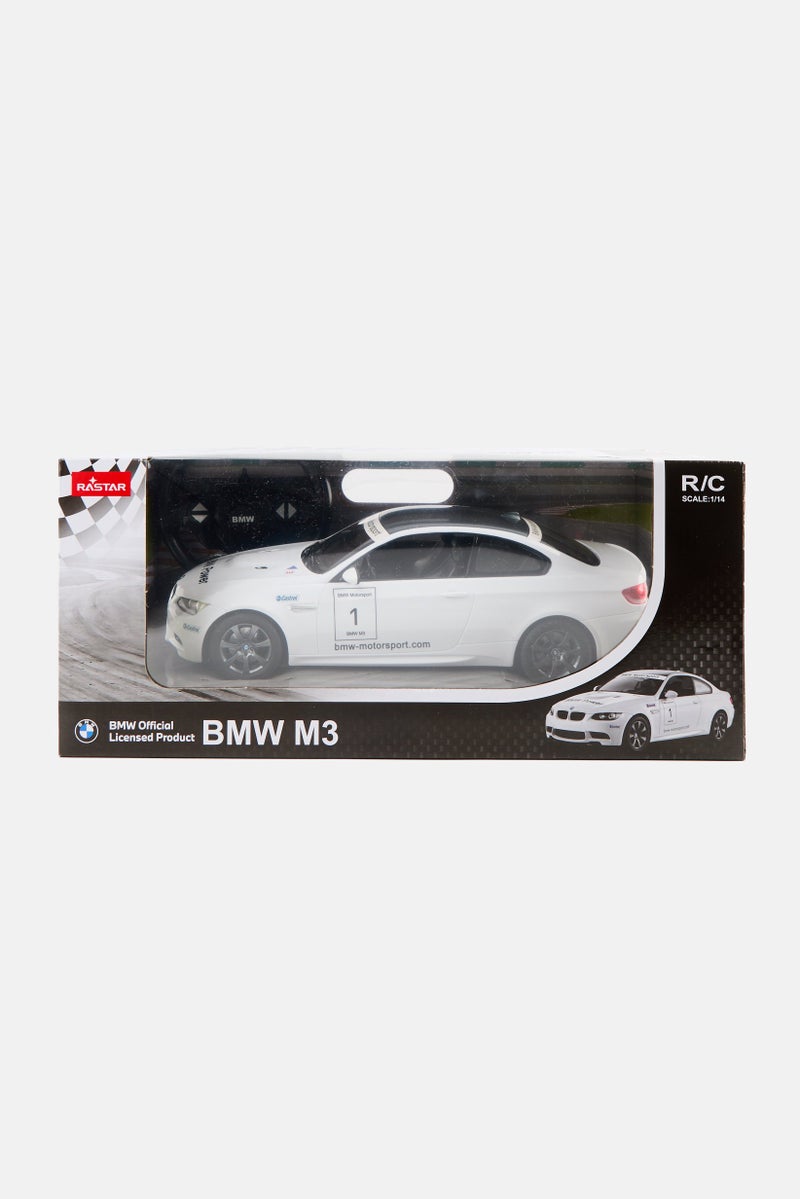 RASTAR Bmw M3 Scale 1/14 Model Remote Control Car, White - Image 1
