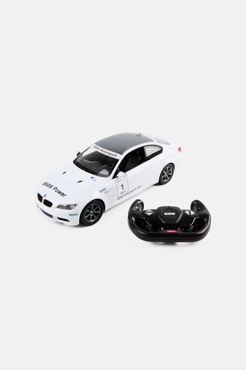 RASTAR Bmw M3 Scale 1/14 Model Remote Control Car, White - Image 3