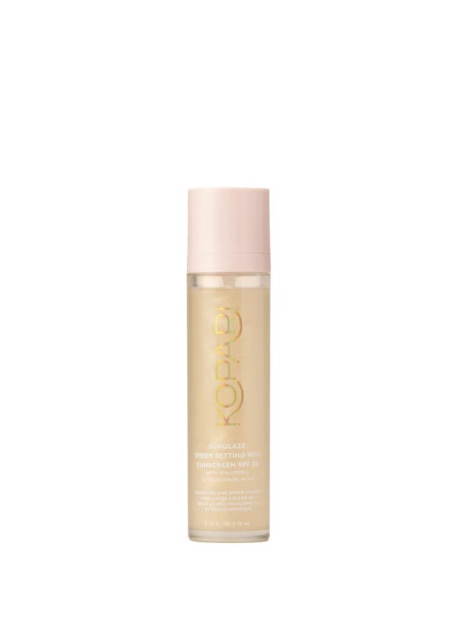 Kopari Beauty Sunglaze Sheer Setting Mist Sunscreen SPF 50 75ml - Image 1