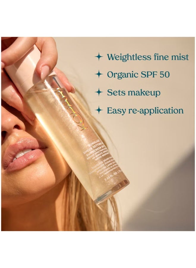 Kopari Beauty Sunglaze Sheer Setting Mist Sunscreen SPF 50 75ml - Image 3