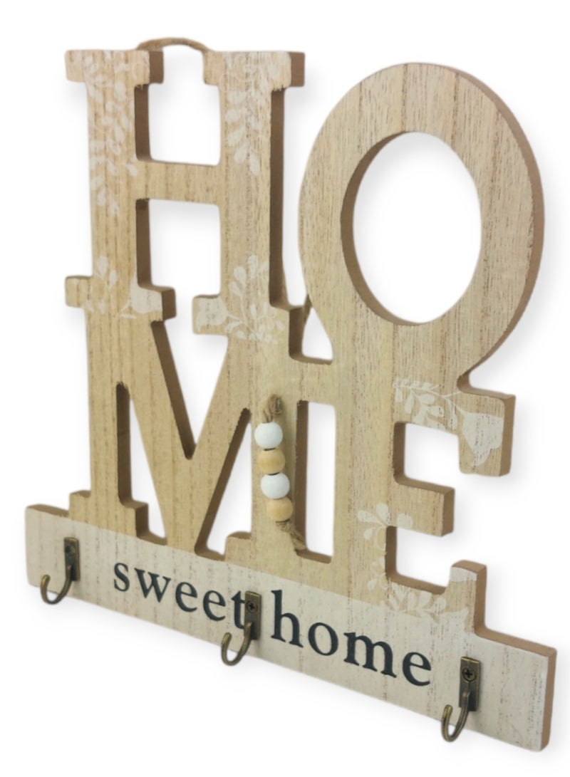 Decorative Wooden Keys Hooks - Image 1