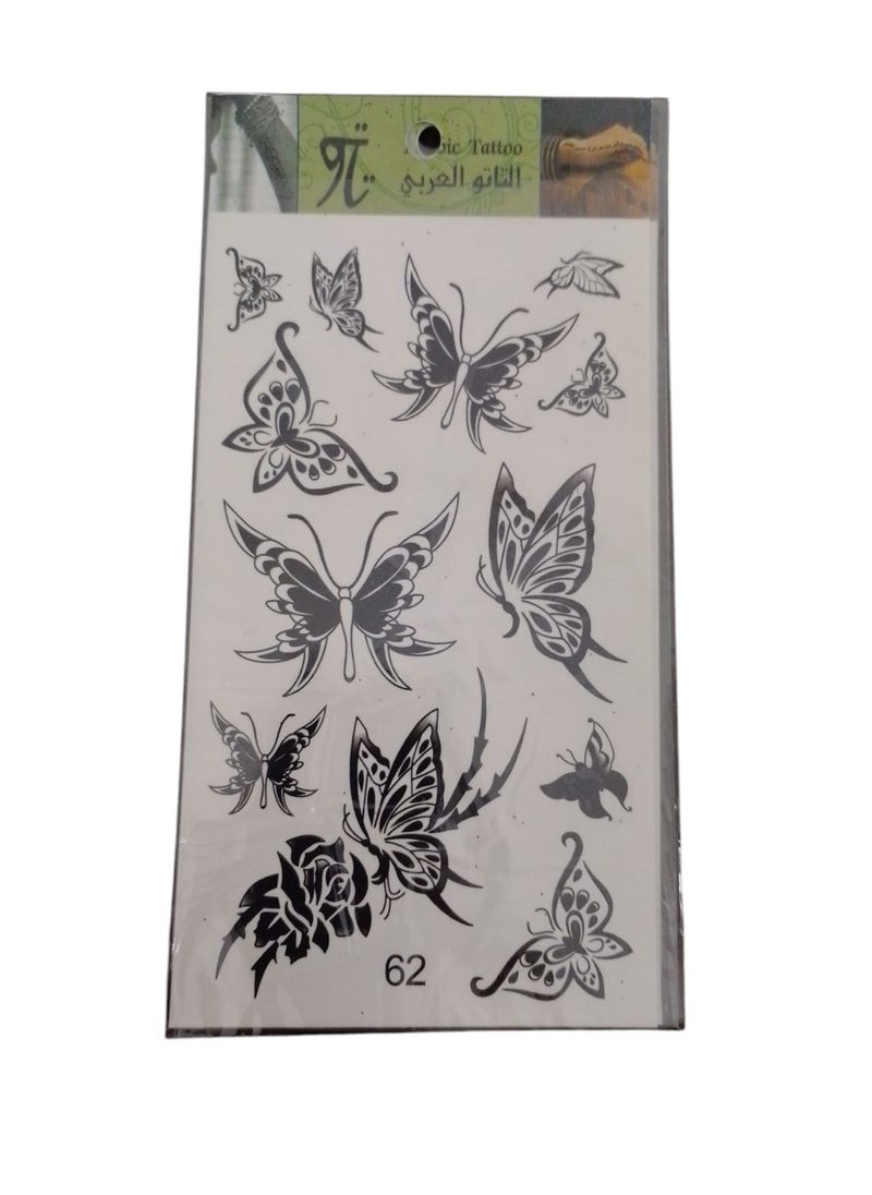 Generic Temporary Tattoo Sticker 