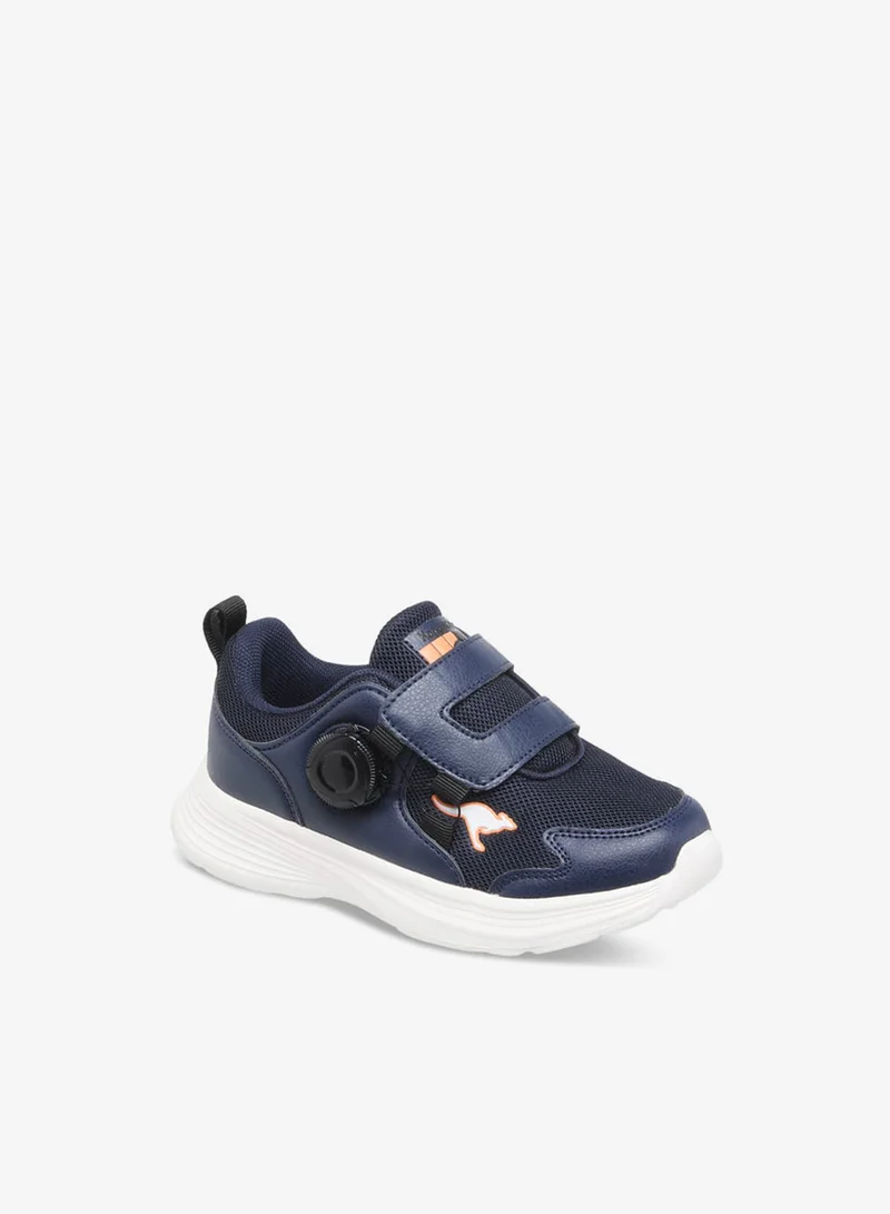 kangaROOS NAVY Boys' Panelled Sports Shoes with Hook and Loop Closure for Men | Best Price UAE