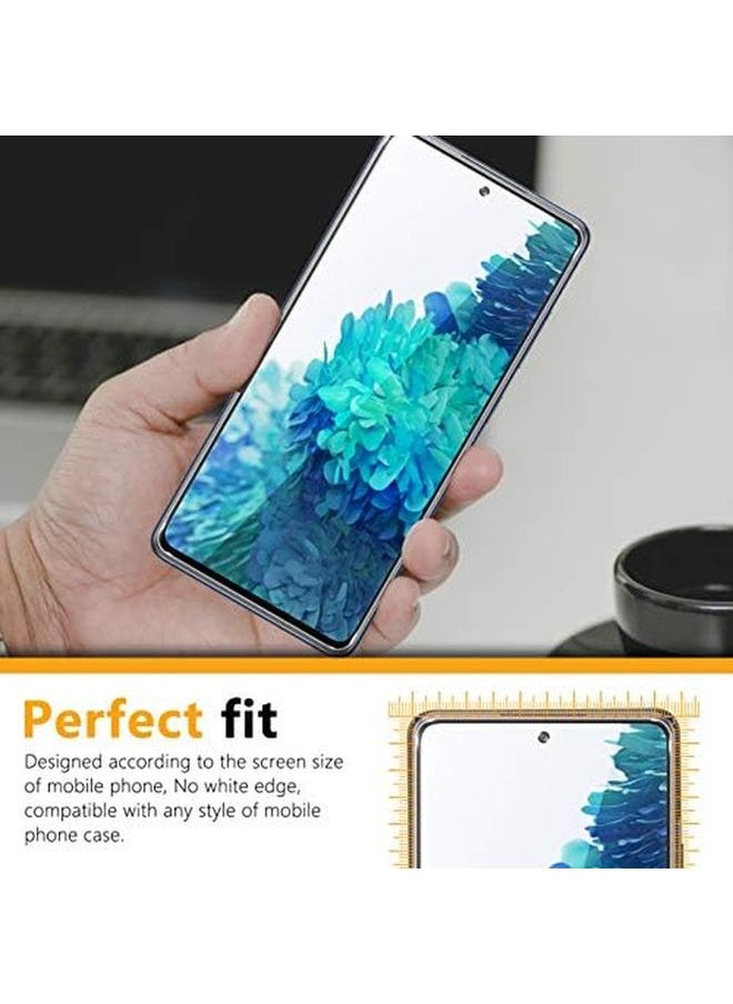 erorex - 3 Pack Compatible With Samsung Galaxy S20 Fe Galaxy S20 Fe Uw Screen Protector Hd Tempered Glass No Bubble Case Friendly Fingerprint Support - Image 1