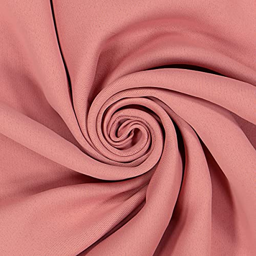 ECLIPSE Room Darkening Curtains for Bedroom - Darrell 37" x 63" Thermal Insulated Single Panel Rod Pocket Light Blocking Curtains for Living Room, Coral (16205037063CRL) - Image 5