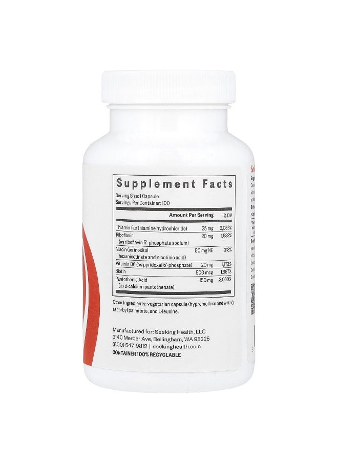 Seeking Health Seeking Health, B Minus, 100 Capsules  - Image 2