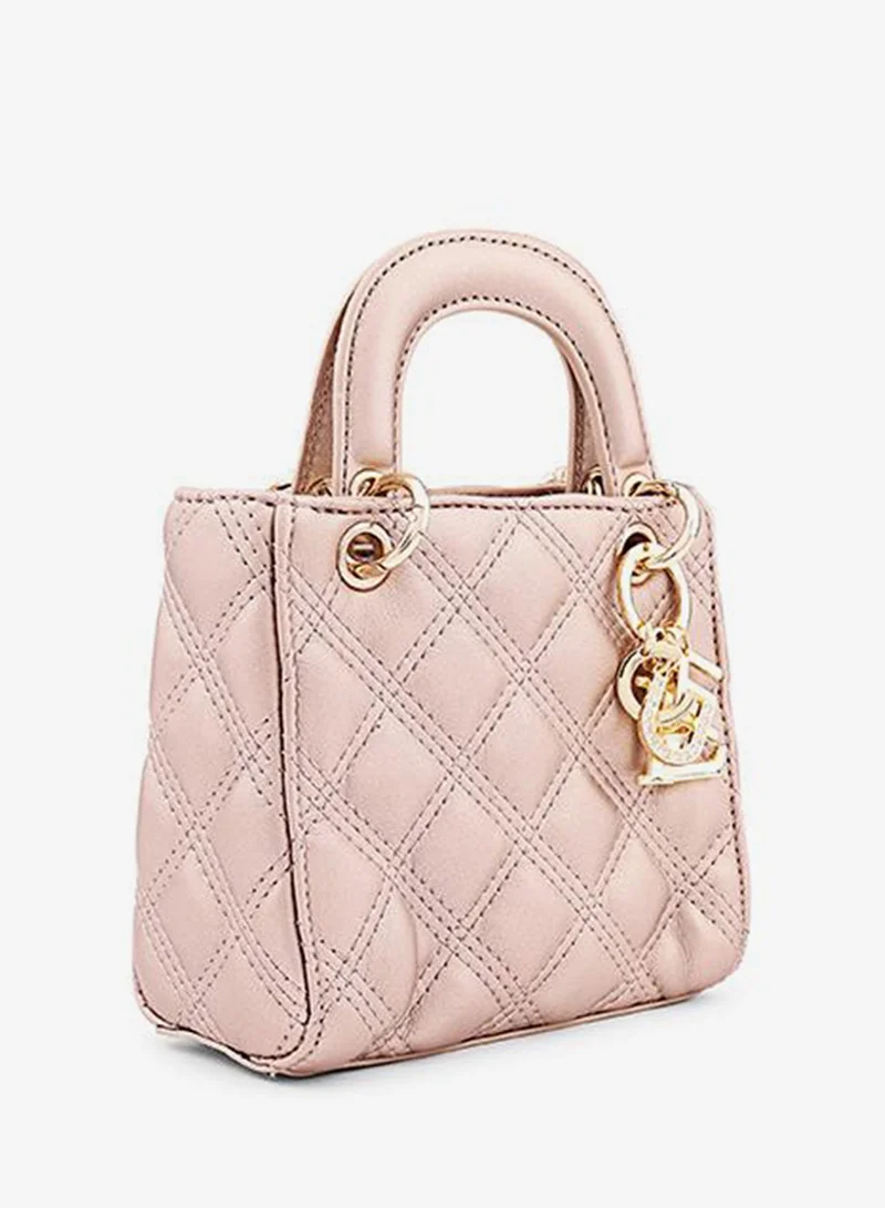Cuple Roser Gold Tween Girls Quilted Top Handle Bag for Women | Best Price UAE
