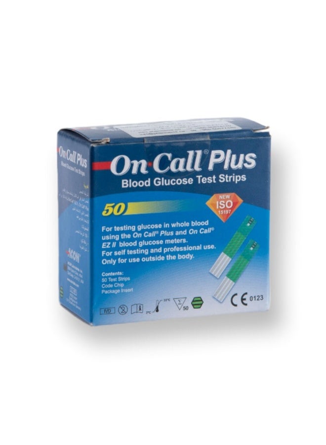 On Call Plus 50 Blood Glucose Test Strips