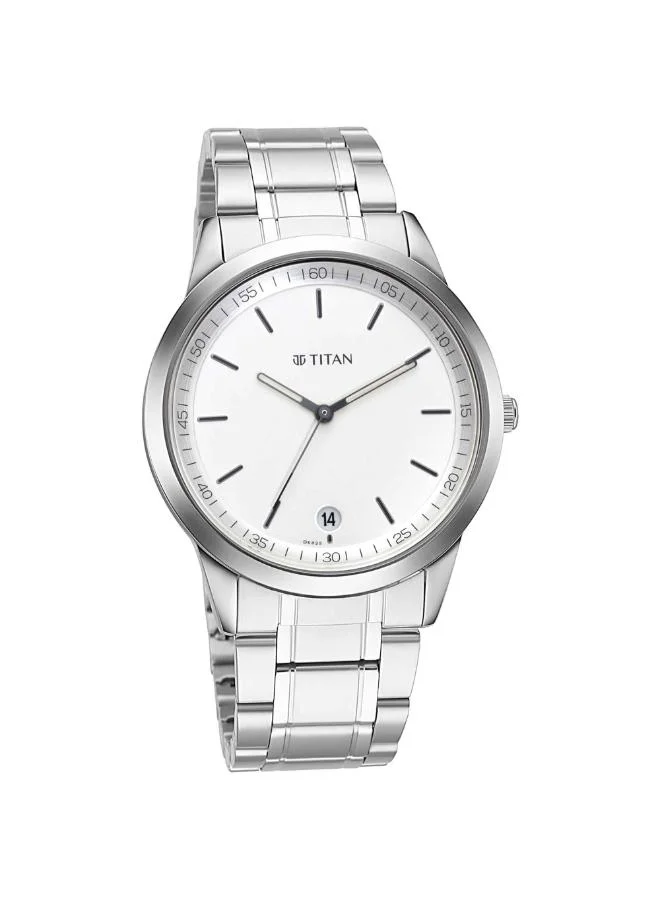تيتان Men's Metal Analog Watch 1806SM03 - 42 mm
