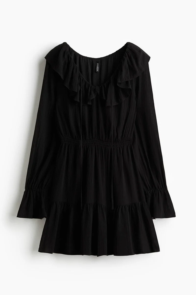 H&M Flounce-collar dress