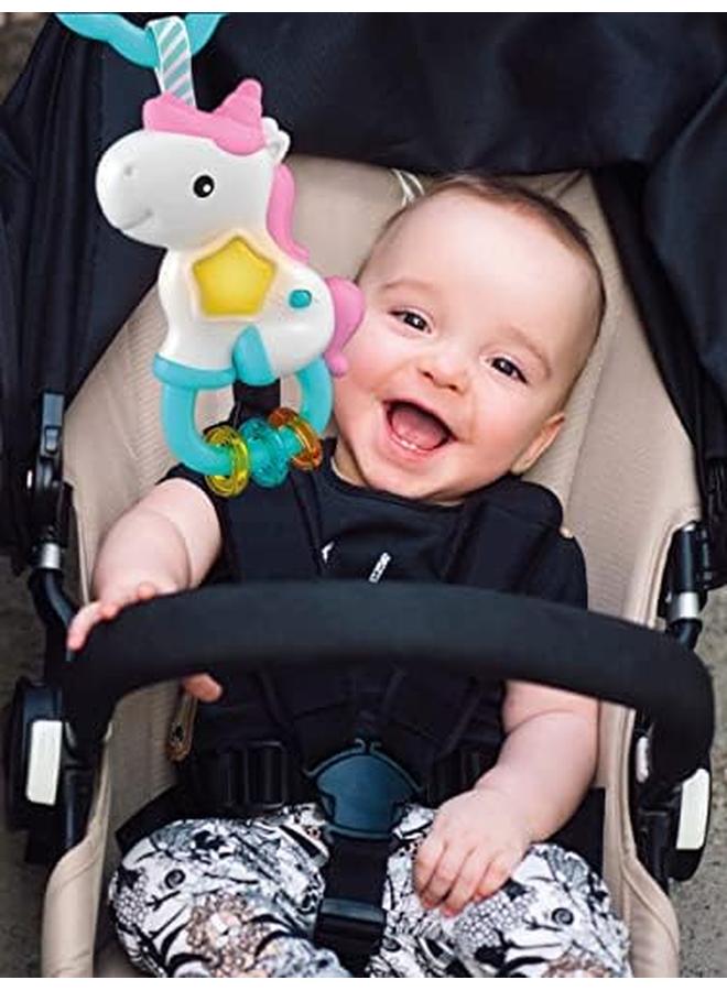 كلمينتوني يونيكورن السحري مع الألحان والأضواء لعمر 3 أشهر فما فوق - Image 4