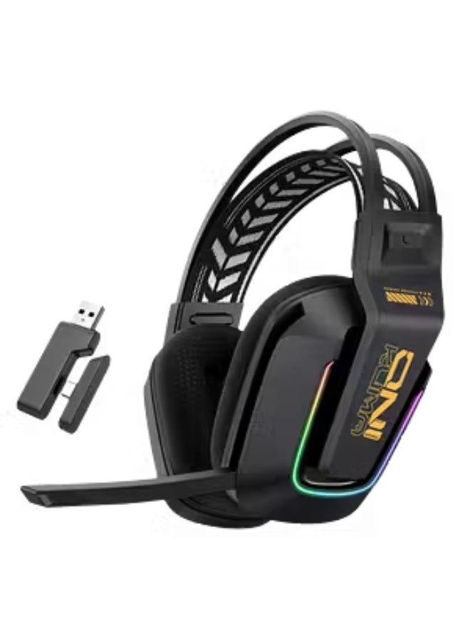 أونيكوما سماعة الألعاب متعددة الأوضاع ONIKUMA GT828 RGB - أسود - Image 1