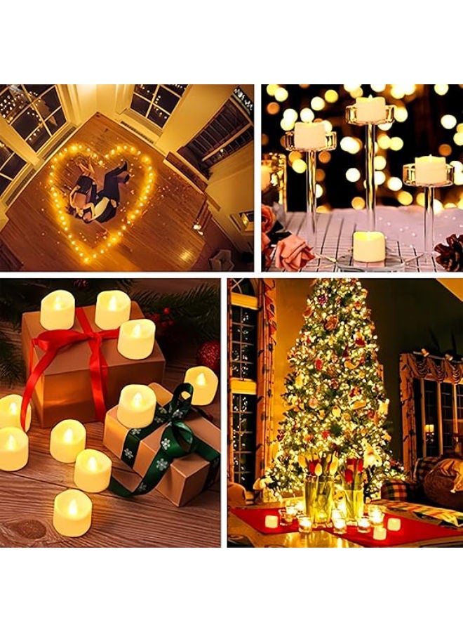 12 pieces - Flickering Battery Operated Flameless LED Tea Light - Image 4