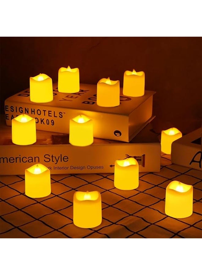 12 pieces - Flickering Battery Operated Flameless LED Tea Light - Image 3