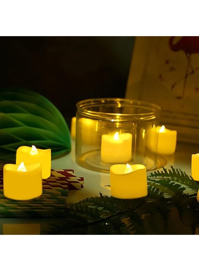 12 pieces - Flickering Battery Operated Flameless LED Tea Light - Image 2