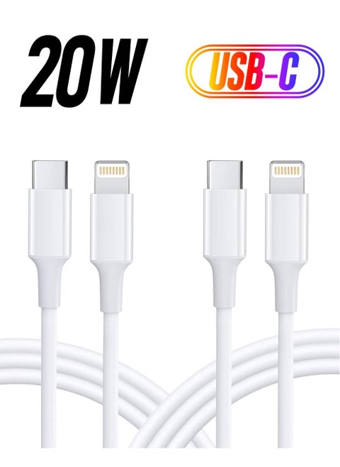 USB TYPE C CHARGING CABLE (IPhone 13 Charger Cable [MFi Certified] USB C to Lightning Fast Charging Cable Compatible for iPhone 13 Pro/13 Pro Max/13/13 mini, ipad 9, 12 mini/12 Pro Max -White 1M)