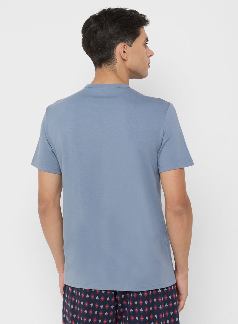 EMPORIO ARMANI 2 Pack Of Logo Crew Neck T-Shirt  - Image 4