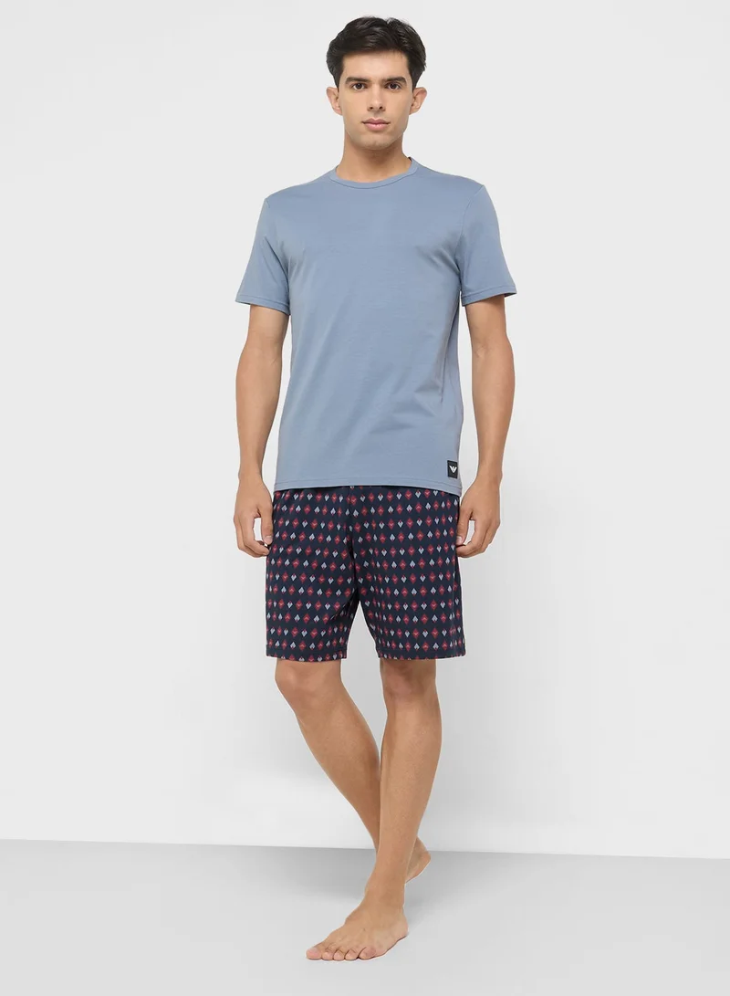 EMPORIO ARMANI 2 Pack Of Logo Crew Neck T-Shirt