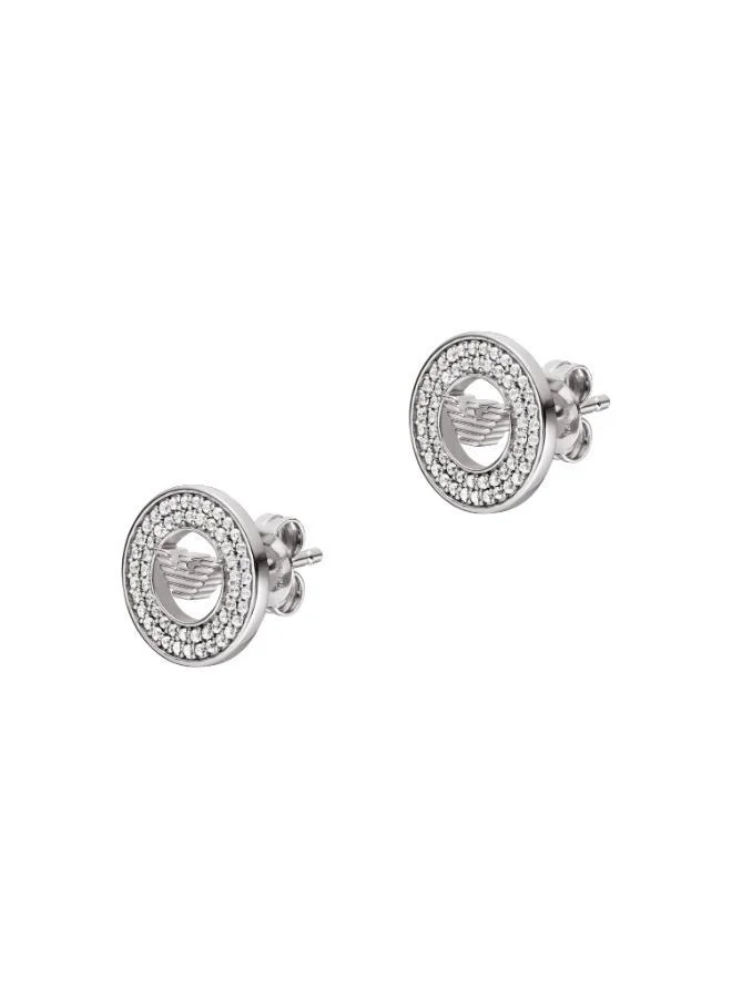 EMPORIO ARMANI  Elegant Sterling Stud Earrings for Women | Best Price UAE