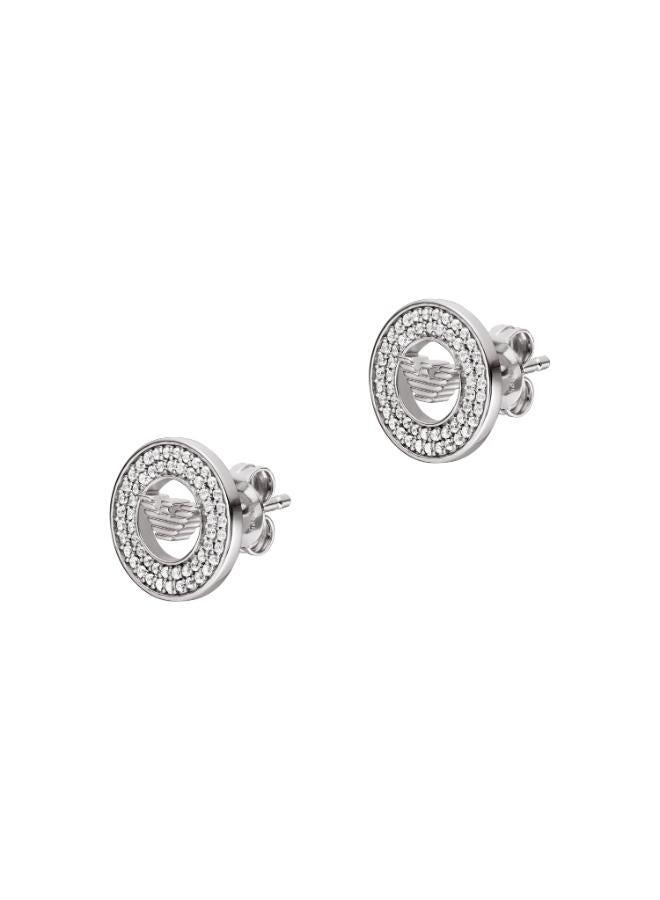 EMPORIO ARMANI Elegant Sterling Stud Earrings - Image 2