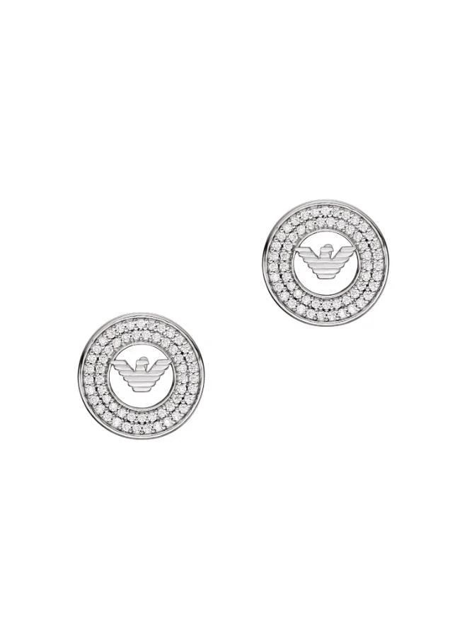 Elegant Sterling Stud Earrings