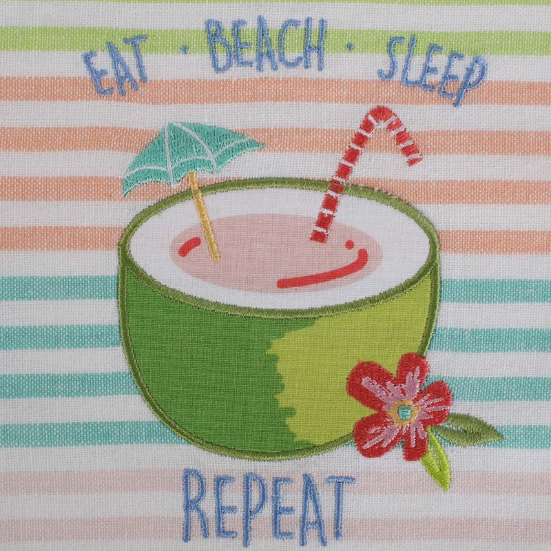 DII Watermelon Collection Kitchen Dishtowel Set Summer Fun 3 Piece - Image 3