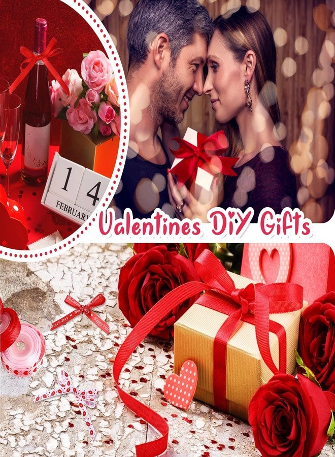 سانيكس شرائط سانيكس، 18 لفة، 90 ياردة، شرائط ساتان غروغرين مطبوعة، عرض 3/8 بوصة، قماش أورجانزا للأعمال اليدوية، مثالية لتزيين حفلات عيد الحب، وحفلات الزفاف، والذكرى السنوية، وتغليف الهدايا. - Image 5