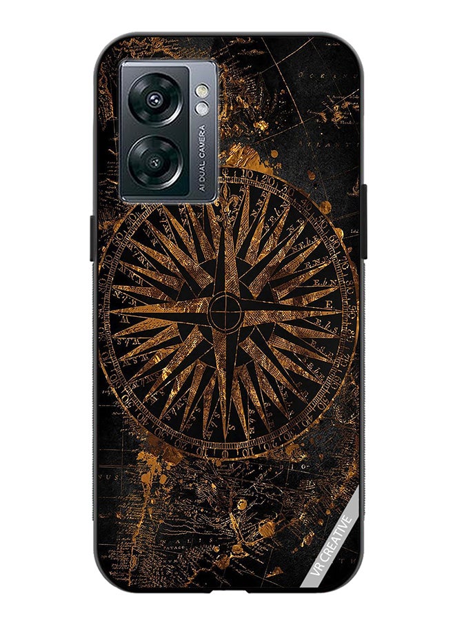 VR CREATIVE Protective Case Cover For Oppo A57 5G Brown Shield Design Multicolour - Image 1