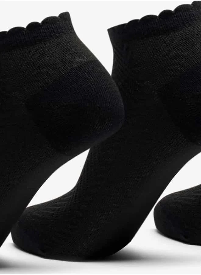 فلورا بيلا من شو إكسبرس Women Chevron Textured Ankle Length Socks - Set of 5