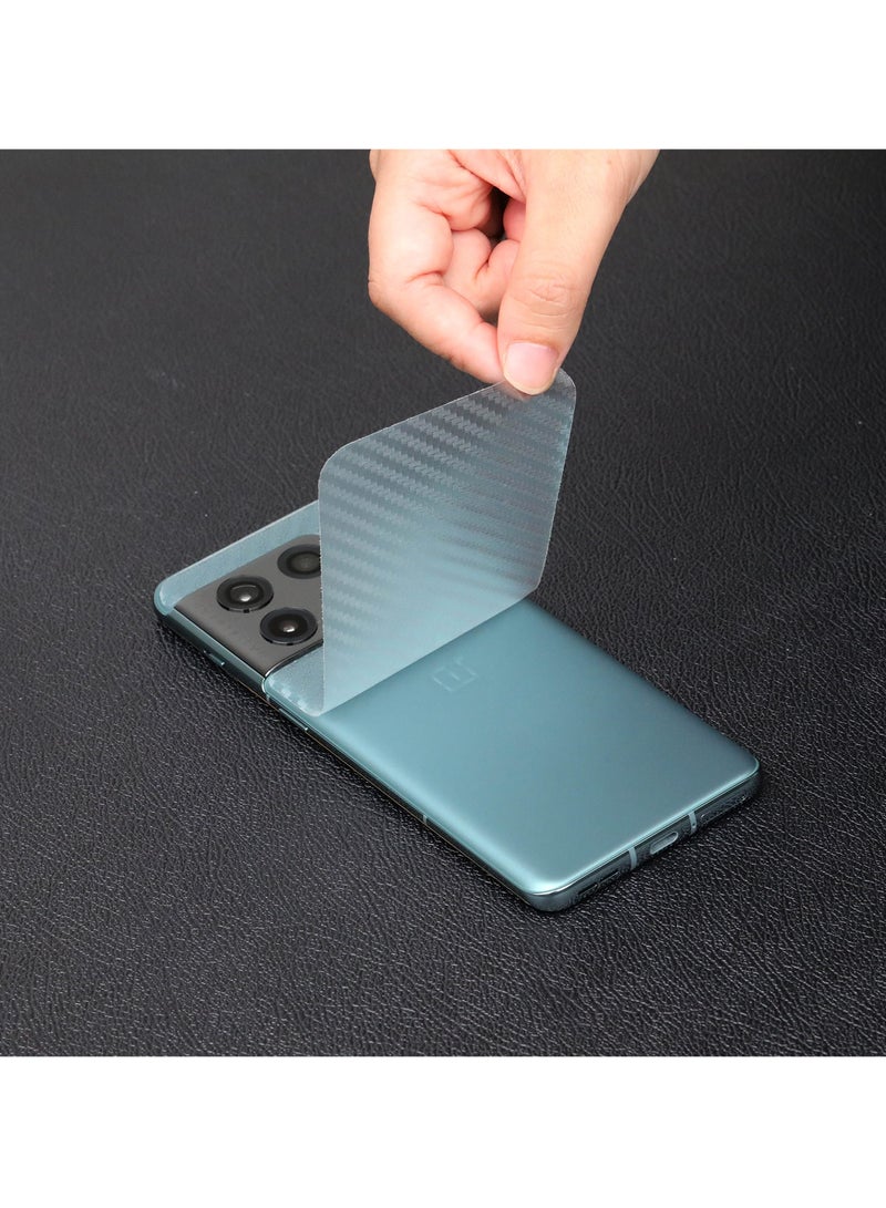 Ibywind Pack of 2 Oneplus 10 Pro 5g Screen Protector 6.7 Inch With Camera Lens Protector and Back Carbon Fiber Film Bubble Free Smart Film Tech 99 Percent Hd Clear Easy to Install - Image 5