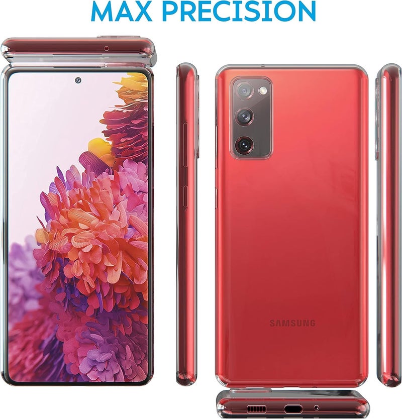 Realcase غطاء خلفي لجهاز سامسونج جالاكسي S20 FE | مقاوم للخدوش وصدمات حماية شفاف (سيليكون | شفاف) - Image 2