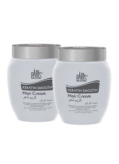 Paris Collection Keratin Smooth Hair Cream 475ml (Pack Of 2)  - Image 1