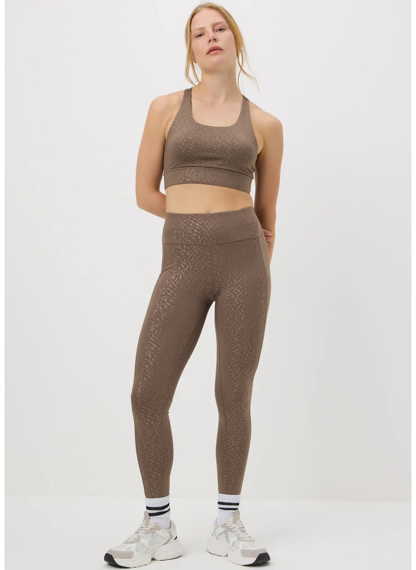 Matalan Souluxe Brown Animal Print Leggings