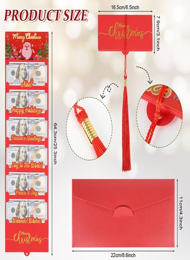 Sereliy Christmas Cash Gift Envelopes, Christmas Gift Card Money Holders, Surprise XMAS Money Card Holder for Cash Gift Idea - Image 3