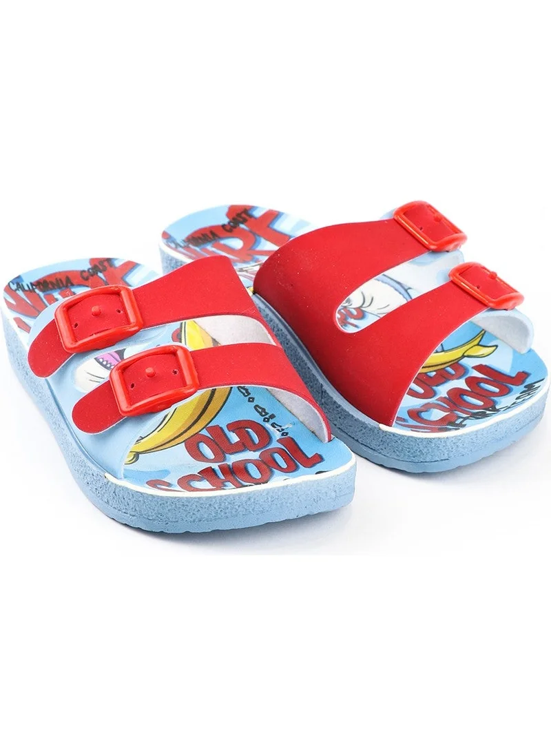 Gezer Summer Two Buckle Boys' Slippers