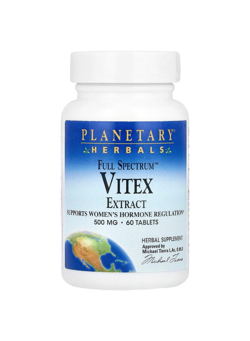 Full SpectrumVitex Extract, 60 Tablets