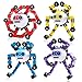 ASIOWELY 4 PCS Easter Basket Stuffers Transformable Fidget Spinners Toys for Kids and Adults Stress Relief Autism Sensory Toy for Boys Girls Teens Cool Fingertip Gyros Birthdays Gifts for Travel Toys - Image 2
